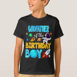 Pate des Geburtstagsjungen Weltraumastronaut 1.  T-Shirt