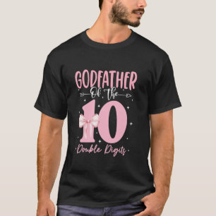 Pate des zweistelligen Geburtstags Girl Coque T-Shirt