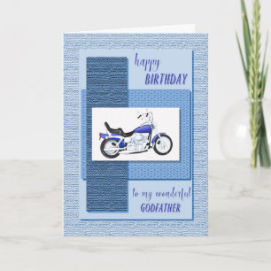 Pate, Motorrad-Geburtstag Karte