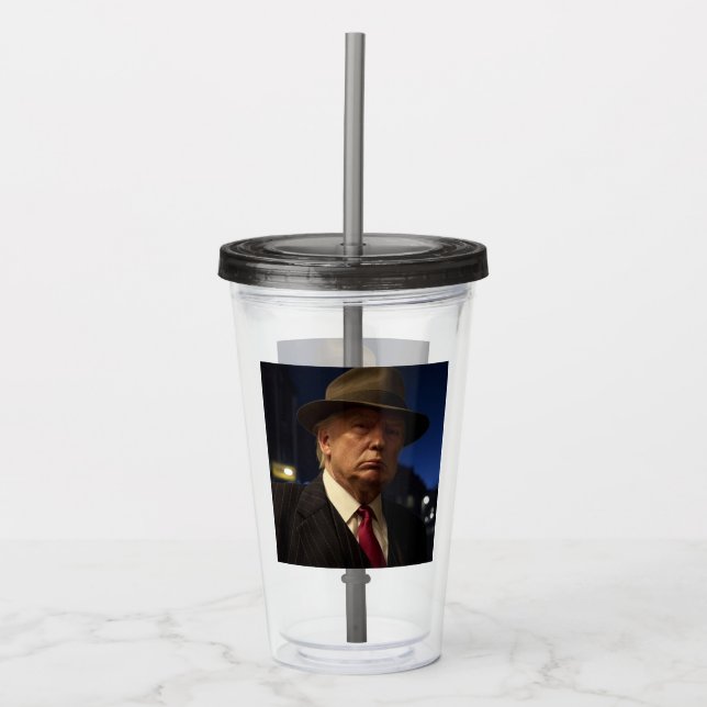Pate of America Don J. Trump Acryltrinkbecher (Vorderseite)