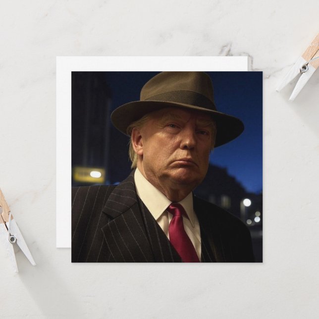 Pate of America Don J. Trump Einladung (Vorderseite/Rückseite Beispiel)