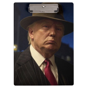 Pate of America Don J. Trump Klemmbrett