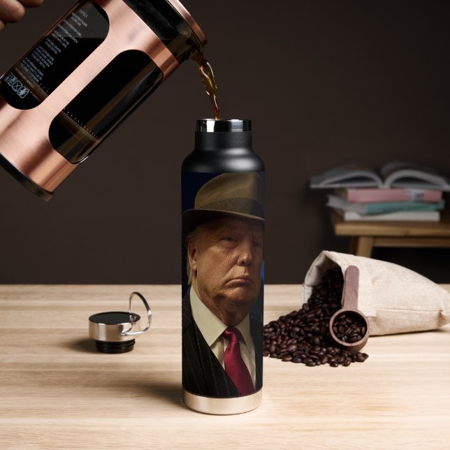 Pate of America Don J. Trump Trinkflasche (Kaffee)