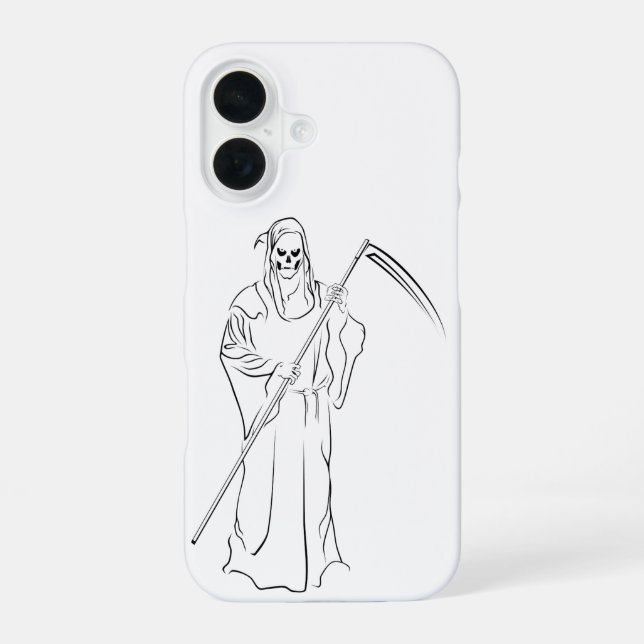 Pate/Pate/Grim iPhone 16 Hülle (Rückseite)