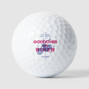Pate und Biker der Mann der Mythos der Legende Golfball