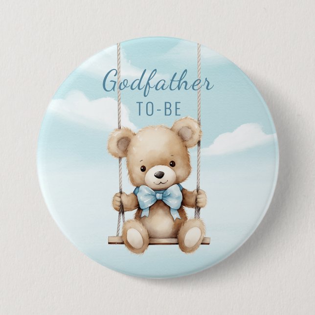 Pate zu Teddybär-Schaukel Button (Vorderseite)