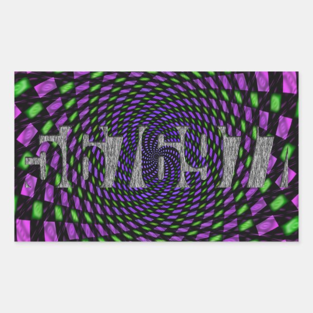 Patent 5676977 - Heilung von AIDS (1997) Rechteckiger Aufkleber (Vorderseite)