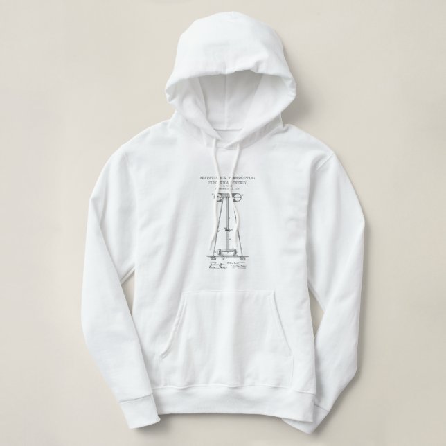 Patent für Tesla-Energiesender Hoodie (Design vorne)