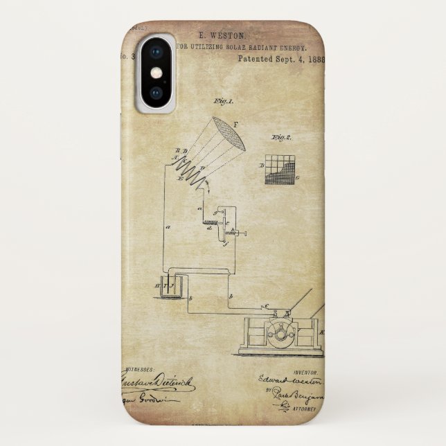 Patent für Vintage Power Case-Mate iPhone Hülle (Rückseite)
