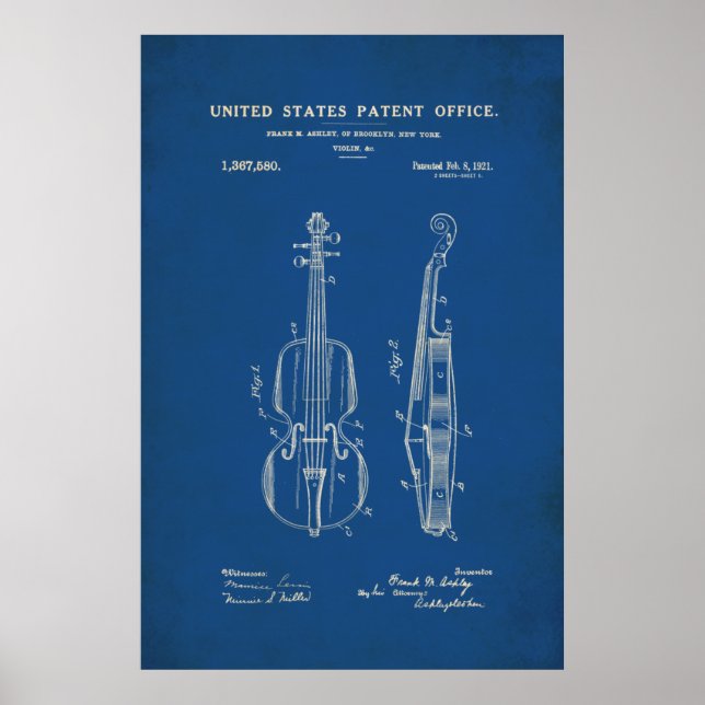 Patent - Geige - Poster (Vorne)