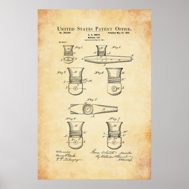 Patent - Kazoo - Poster (Vorne)