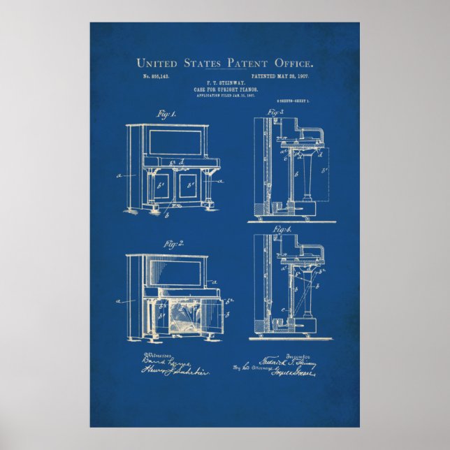 Patent - Klavier - Poster (Vorne)