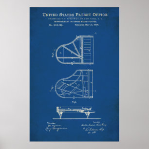 Patent - Klavier - Poster