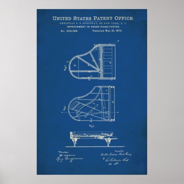 Patent - Klavier - Poster (Vorne)