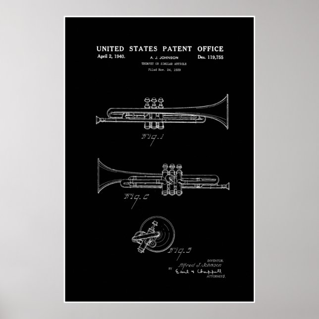 Patent - Trumpet - Plakat (Vorne)