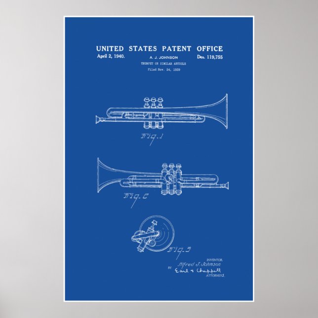 Patent - Trumpet - Plakat (Vorne)