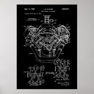 Patent V8 Motor Poster