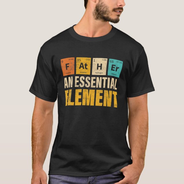 Pater a Essential Element Cool Periodic Table Fa T-Shirt (Vorderseite)