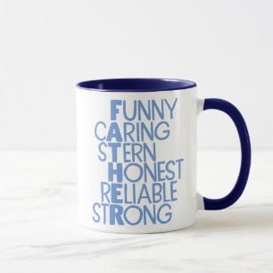 Pater Attributes Crossword Art Tasse