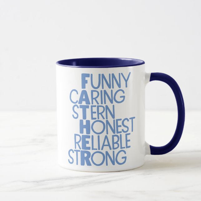 Pater Attributes Crossword Art Tasse (Rechts)