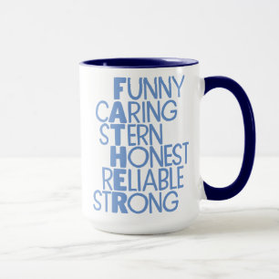 Pater Attributes Crossword Art Tasse