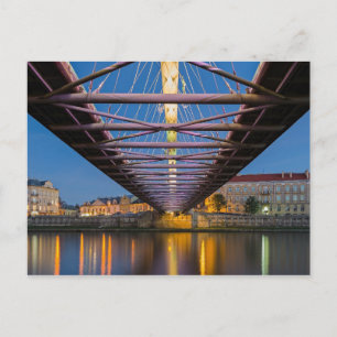 Pater Bernatek's Bridge, Krakau, Polen Postcard Postkarte