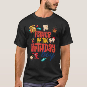 Pater Birthday Boy Pirate Geburtstag Party Thema O T-Shirt