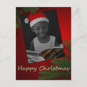 Pater Christmas Junior Postcode Feiertagspostkarte