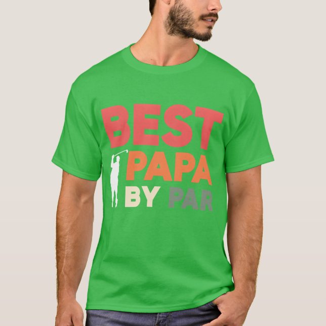 Pater Day Funny Golfer T-Shirt (Vorderseite)