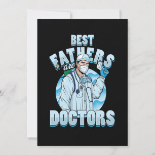 Pater Doctor Medicine Vater Papa Fathers Day Gift Einladung
