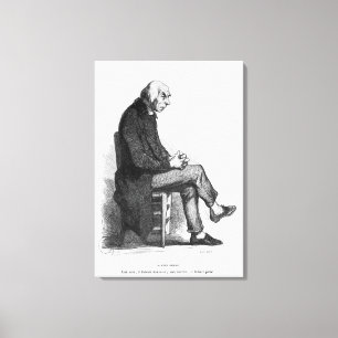 Pater Goriot, Illustration von 'Le Pere Leinwanddruck