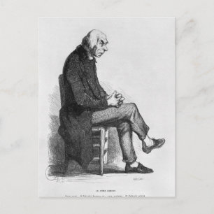 Pater Goriot, Illustration von 'Le Pere Postkarte