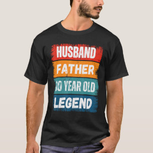 Pater Husband 80 JAHRE ALTE Legende Proud Vater Re T-Shirt