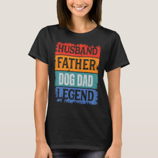 Pater Husband DOG VATER Legend Proud Vater Retro P T-Shirt
