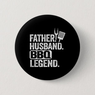 Pater Husband Grillen Legend Grillvater Rauchen Fl Button