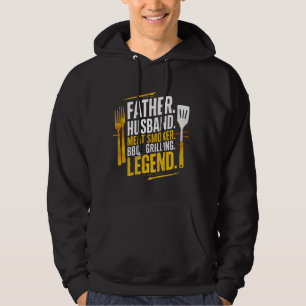 Pater Husband Meat Smoker GRILLEN Grilling Legend Hoodie