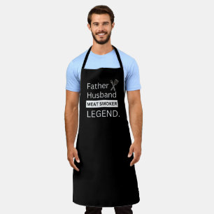 Pater Husband Meat Smoker Legend Black Schürze