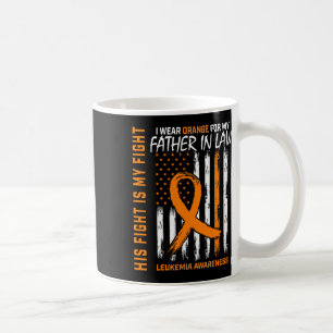 Pater in Law Leukemia Cancer Awareness American F Kaffeetasse