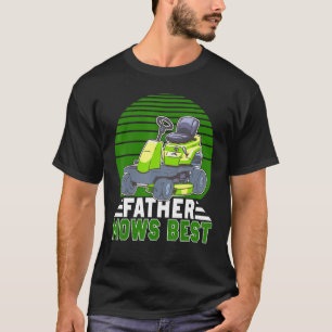 Pater mäht besten Vater für die Rasenmäher T-Shirt