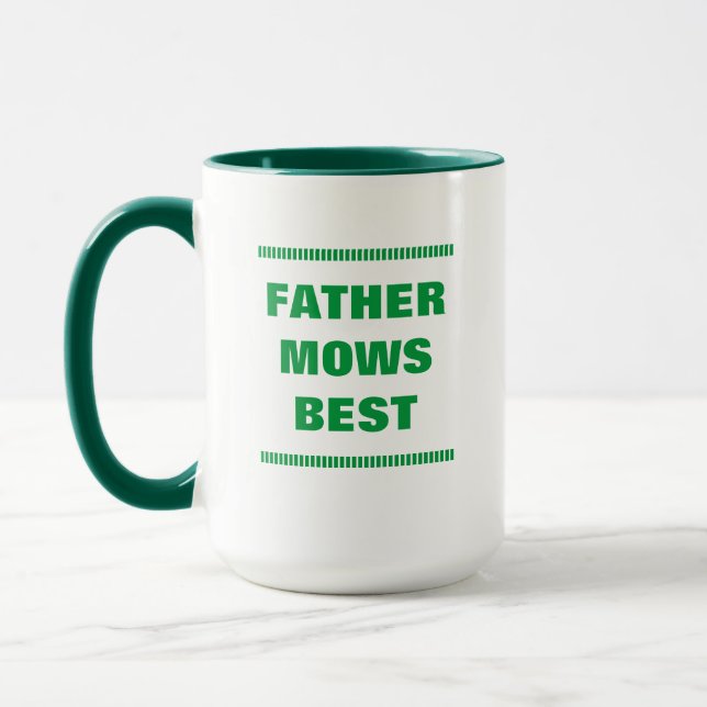 Pater Mows Best Coffee Tasse (Links)