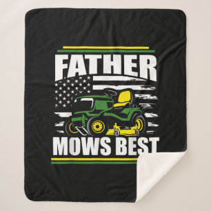 Pater Mows Best Funny Lawn Mower American Flag Fla Sherpadecke