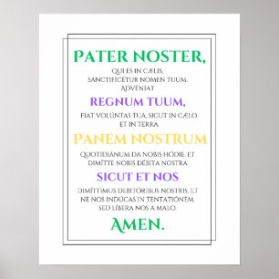 Pater Noster Print Poster