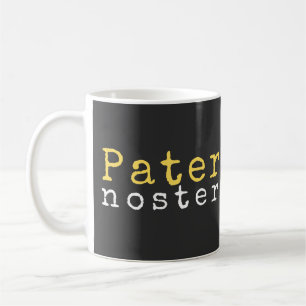 Pater Noster (Unser Vater) Latein   Kaffeetasse