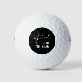 Pater of the YEAR VATER Husband Man CUSTOPM TEXT Golfball