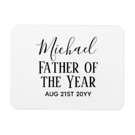 Pater of the YEAR VATER Husband Man CUSTOPM TEXT Magnet