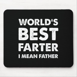 Pater&#; s Day Retro Vater World&#; s Best Farter Mousepad