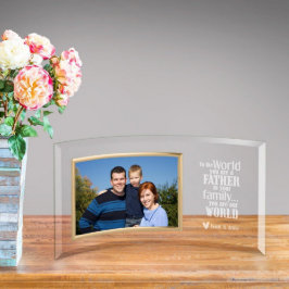 Pater Sie sind unser World Glass Picture Frame