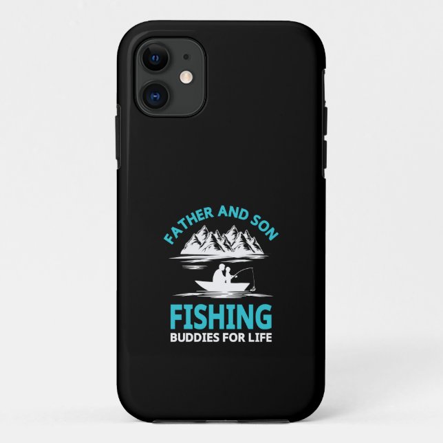 Pater & Son Fishing Buddies für Life iPhone Case (Rückseite)