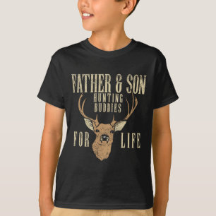 Pater Son Jagd Buddies Matching Jäger Vater Männer T-Shirt
