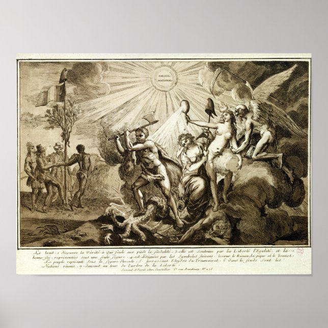 Pater Time entdeckt Wahrheitstrampeln Poster (Vorne)